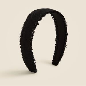 Crewcuts Canvas Fringed Headband-Black